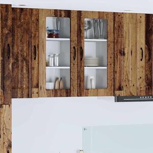 VidaXL Konyhaszekrény 2 pcs Öreg fa 40 x 31 x 80 cm Faanyag