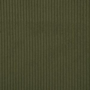 Zöld kordbársony sarokkanapé Kave Home Blokk 320 cm, bal/jobb