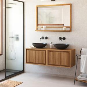 Teak fürdőszoba szekrény Kave Home Taciana 60 x 50 cm