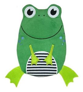 Hugo Frosch Eco Junior Comfort gyerek termofor palack békamotívum, zöld