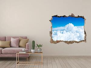 3d lyuk fal dekoráció Felhők a levegőből