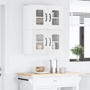 VidaXL Mosogatógép panel Kalmar 2 pcs Fehér 60 x 31 x 40 cm Faanyag