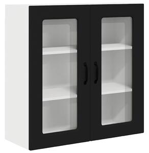 VidaXL Mosogatógép panel Kalmar Fekete 80 x 31 x 80 cm Faanyag