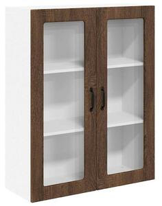 VidaXL Mosogatógép panel Kalmar Barna Tölgy 80 x 31 x 100 cm Faanyag