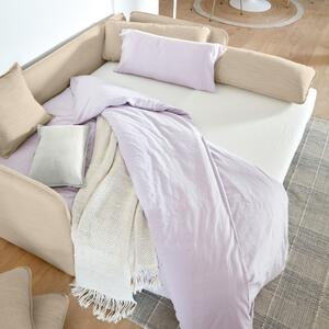 Bézs szövet kanapéágy Kave Home Tanit 210 cm