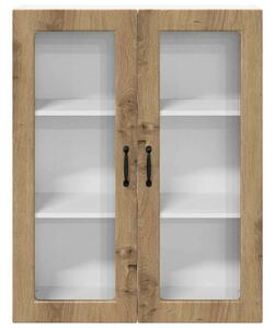 VidaXL Fali konyhaszekrény Artisan tölgy 80 x 31 x 100 cm Faanyag