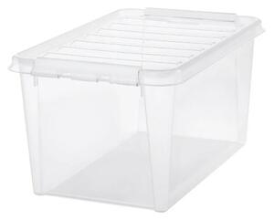 SmartStore Classic tárolódoboz fehér klipszekkel, 47 l, 47 l