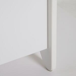 Fehér lakkozott komód Kave Home Nunila 78 x 40 cm