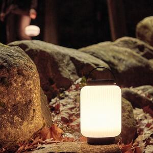 Fehér műanyag LED asztali lámpa Kave Home Verona