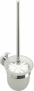 SAPHO XR303 X-Round fali WC kefe, tál tejüveg,sárgaréz