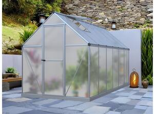 Üvegház LANITPLAST SARANA 6x12 PC 4 mm ezüst színű LG4276