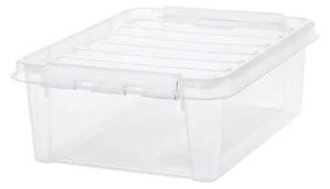 SmartStore Classic tárolódoboz fehér klipszekkel, 21 l, 21 l