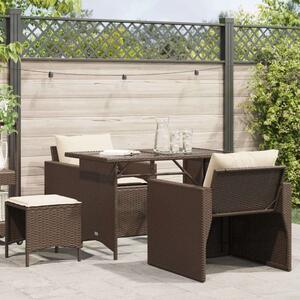Polyrattan Kerti Ülőgarnitúra - 4 Fős