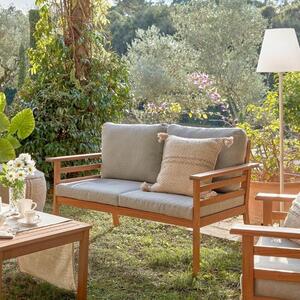 Akác kerti garnitúra kanapéból, két fotelből és asztalból Kave Home Vilma
