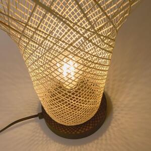 Bambusz asztali lámpa Kave Home Citalli