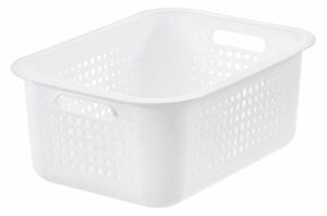 SmartStore Modern tárolókosár, fehér, 37 x 28 x 15cm, fehér, 37 x 28 x 15 cm, 37 x 28 x 15 cm