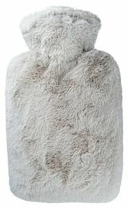 Hugo Frosch Classic termofor palack, műszőrme huzattal, taupe