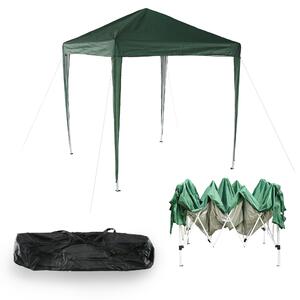 Öszecsukhatós kerti pavilon, zöld, 2x2 m, TREKAN TYP 1
