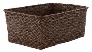 Compactor KITO kézzel font tárolókosár, 30 x20 x 13 cm, barna