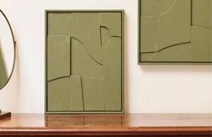 Két zöld festményből álló készlet Kave Home Talin 30 x 40 cm