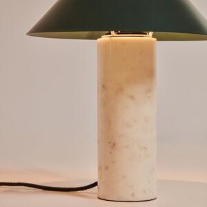 Zöld fém asztali lámpa Kave Home Valentin