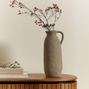 Bézs kerámia váza Kave Home Yandi 35,5 cm