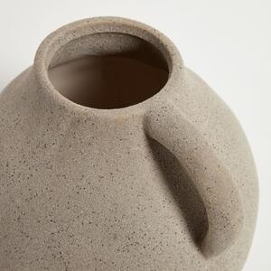 Bézs kerámia váza Kave Home Yandi 15 cm