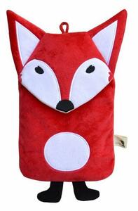 Hugo Frosch Eco Junior Comfort gyerek termofor palack rókamotívum, piros