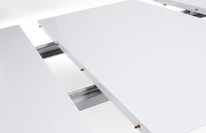 Fehér fa asztal Kave Home Eunice 140/220 x 90 cm