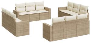 VidaXL Polyrattan Kerti Ülőgarnitúra - Bézs - 12 részes