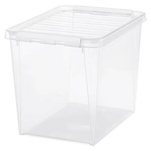SmartStore Classic tárolódoboz fehér klipszekkel, 25 l, 25 l