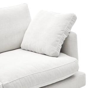 Fehér szövet kétüléses kanapé Kave Home Gala 210 cm
