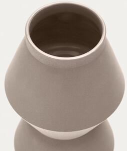 Bézs kerámia váza Kave Home Peratallada 30 cm