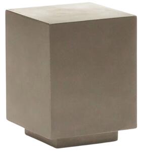 Szürke cement oldalasztal Kave Home Rustella 35 x 35 cm
