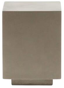 Szürke cement oldalasztal Kave Home Rustella 35 x 35 cm