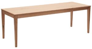 Tölgy összecsukható étkezőasztal Kave Home Yain 160/220 x 80 cm