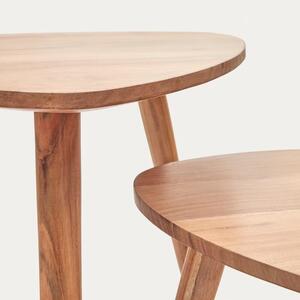 Két fa asztalos készlet Kave Home Eluana 42,5/60 cm