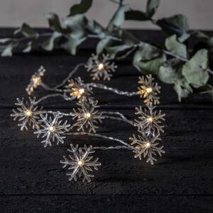 Fényfüzér karácsonyi mintával, izzók száma 10 db, hosszúság 135 cm Izy Snowflakes – Star Trading