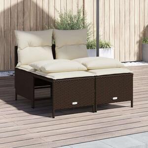 VidaXL Polyrattan Kerti Ülőgarnitúra - 4 Részes