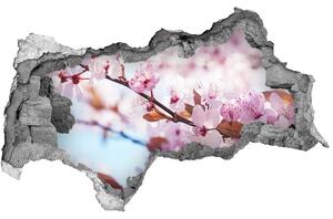 Lyuk 3d fali matrica Cseresznye virágok
