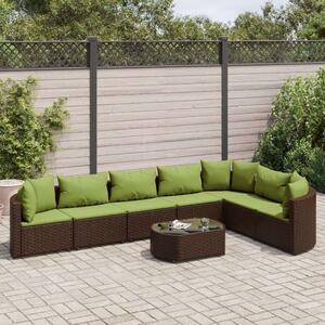 VidaXL Polyrattan Kerti Ülőgarnitúra - 8 részes
