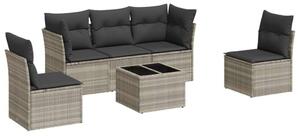 VidaXL Polyrattan Kerti Ülőgarnitúra - 6 Fős