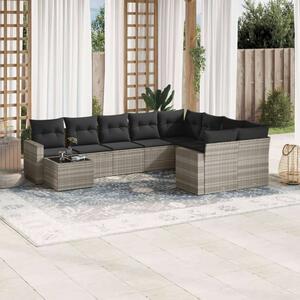 VidaXL Polyrattan Kerti Ülőgarnitúra - 10 részes