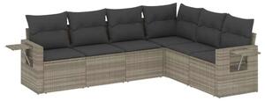VidaXL Polyrattan Kerti Ülőgarnitúra - 6 részes szett