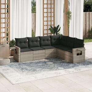 VidaXL Polyrattan Kerti Ülőgarnitúra - 6 részes szett