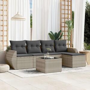 VidaXL Polyrattan Kerti Ülőgarnitúra - 6 részes