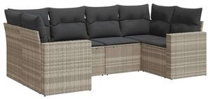 VidaXL Polyrattan Kerti Ülőgarnitúra - 6 részes