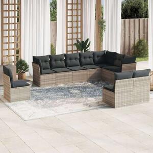 VidaXL Polyrattan Kerti Ülőgarnitúra - 10 részes
