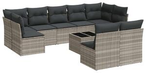 VidaXL Polyrattan Kerti Ülőgarnitúra - 10 részes
