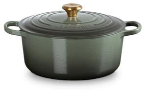 Le Creuset Signature Öntöttvas Lábas fedővel Ø 18cm - Zöld